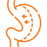 Orange background with a subtle abstract swirl pattern.